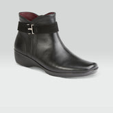 Emily - Botín piel de borrego negro