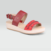 Libia - Sandalia Cómoda y Ligera Piel Genuina Borrego