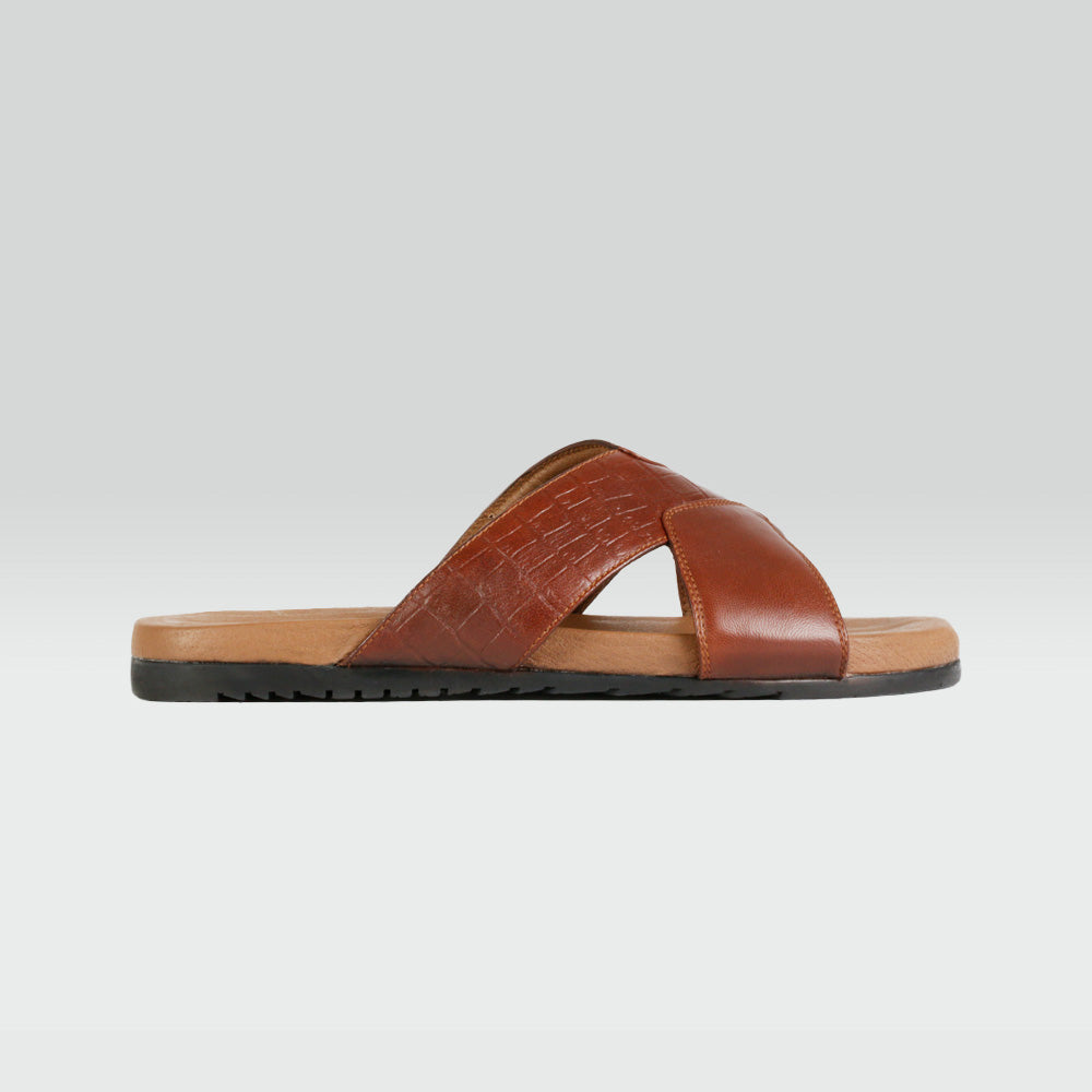 Sandalia sin Talón en Piel de Borrego para Caballero Sandalia sin Talón en Piel de Borrego para Caballero