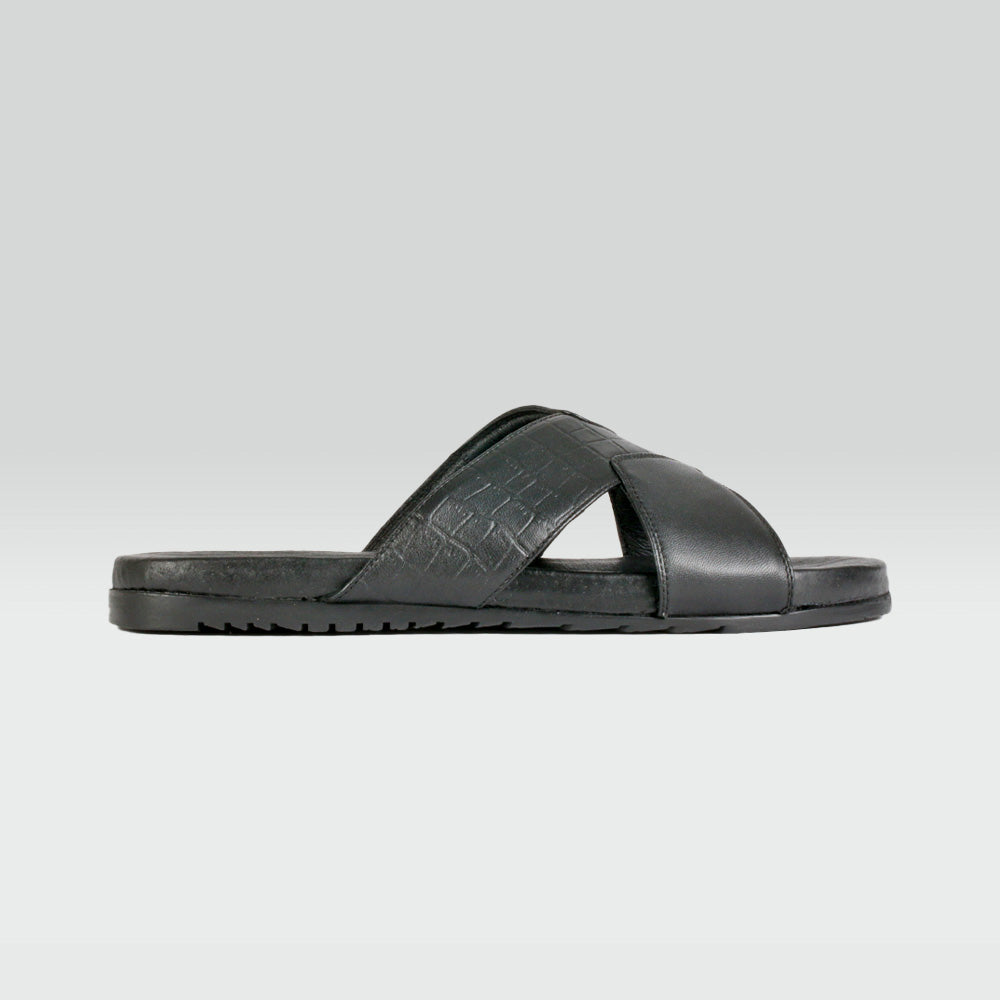 Sandalia sin Talón en Piel de Borrego para Caballero Sandalia sin Talón en Piel de Borrego para Caballero