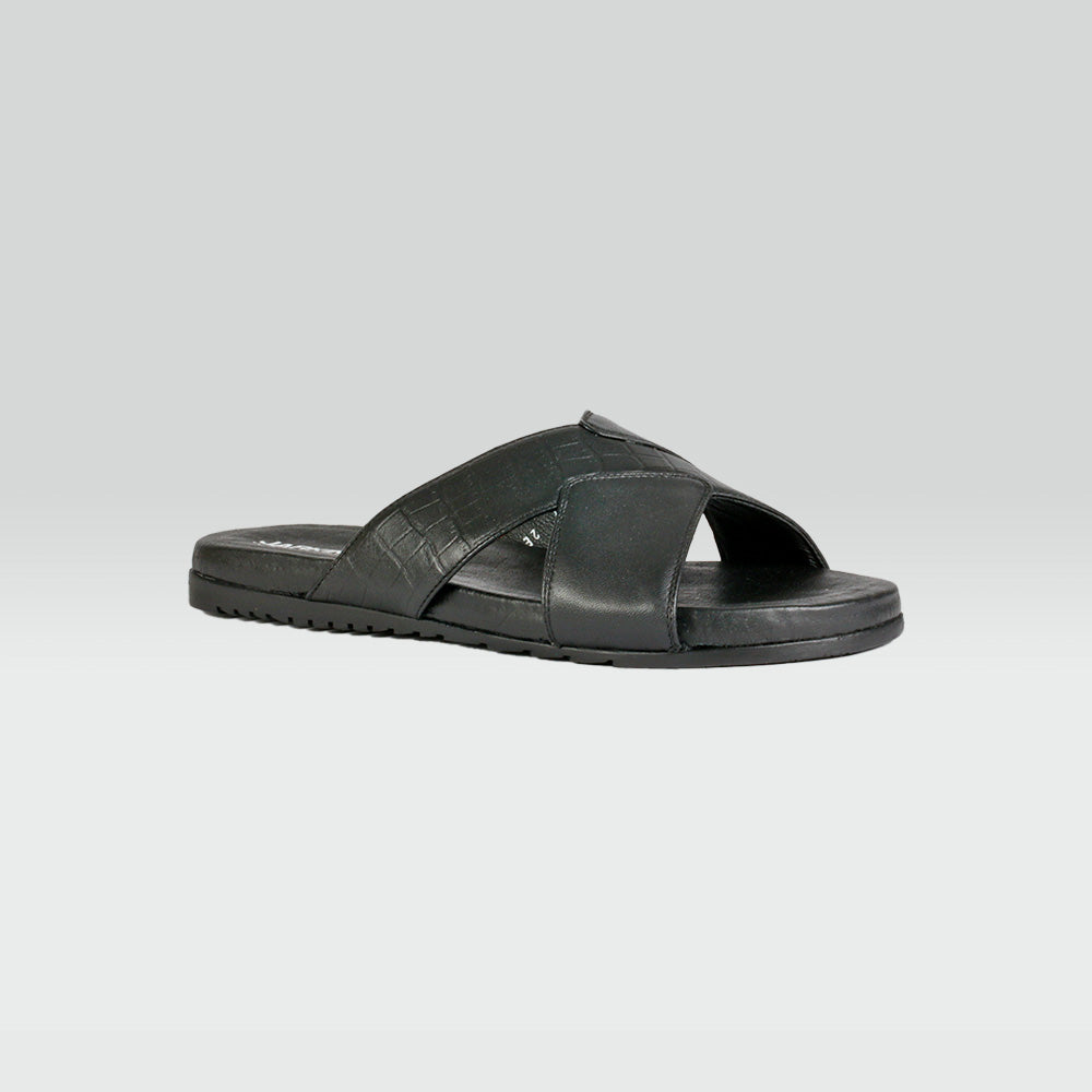 Sandalia sin Talón en Piel de Borrego para Caballero Sandalia sin Talón en Piel de Borrego para Caballero