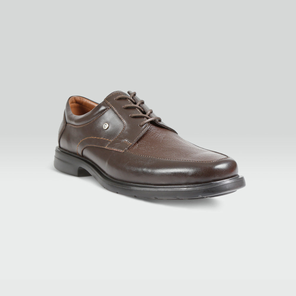 Alexander- Zapato Formal En Piel De Venado con Borrego con Agujetas Jarking   Alexander- Zapato Formal En Piel De Venado con Borrego con Agujetas Jarking
