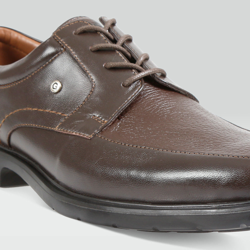 Alexander- Zapato Formal En Piel De Venado con Borrego con Agujetas Jarking   Alexander- Zapato Formal En Piel De Venado con Borrego con Agujetas Jarking