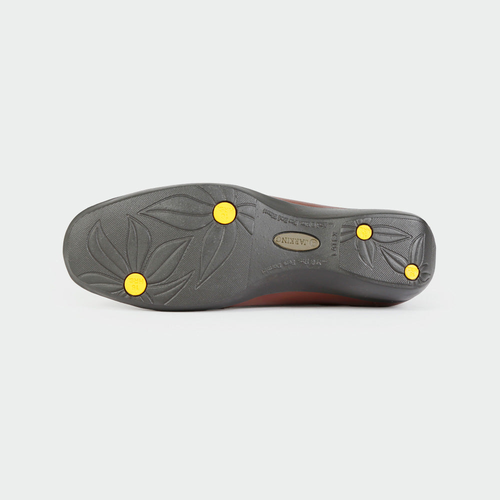 Botines piel de borrego con Hebilla en Tobillo Café Botines piel de borrego con Hebilla en Tobillo Café