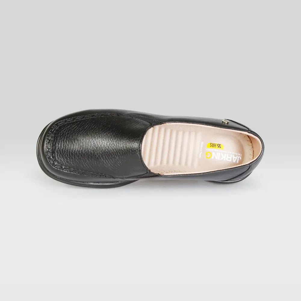 Laura - Zapato Casual en Piel de Venado con Borrego Acabado de Tejido Jarking   Laura - Zapato Casual en Piel de Venado con Borrego Acabado de Tejido Jarking