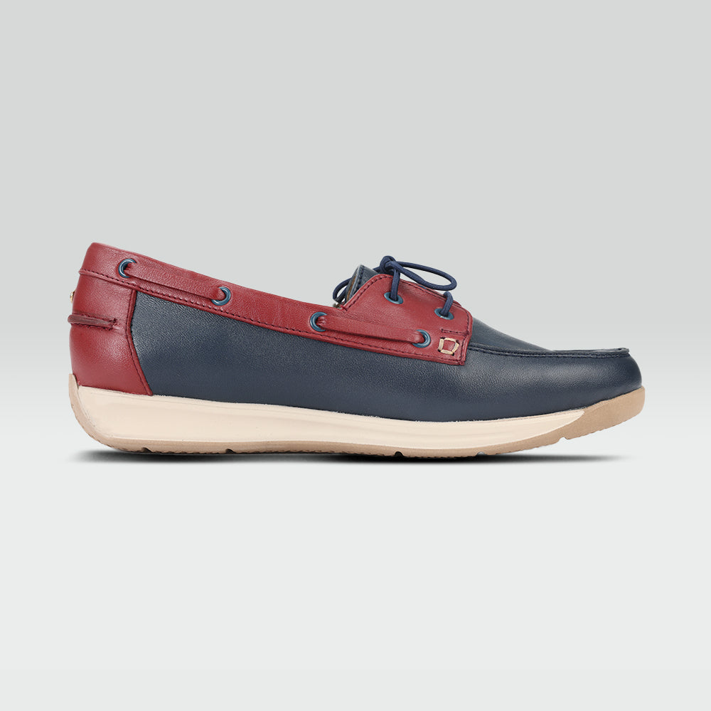 Jane - Zapato Casual Marinero para Mujer de Piel Borrego