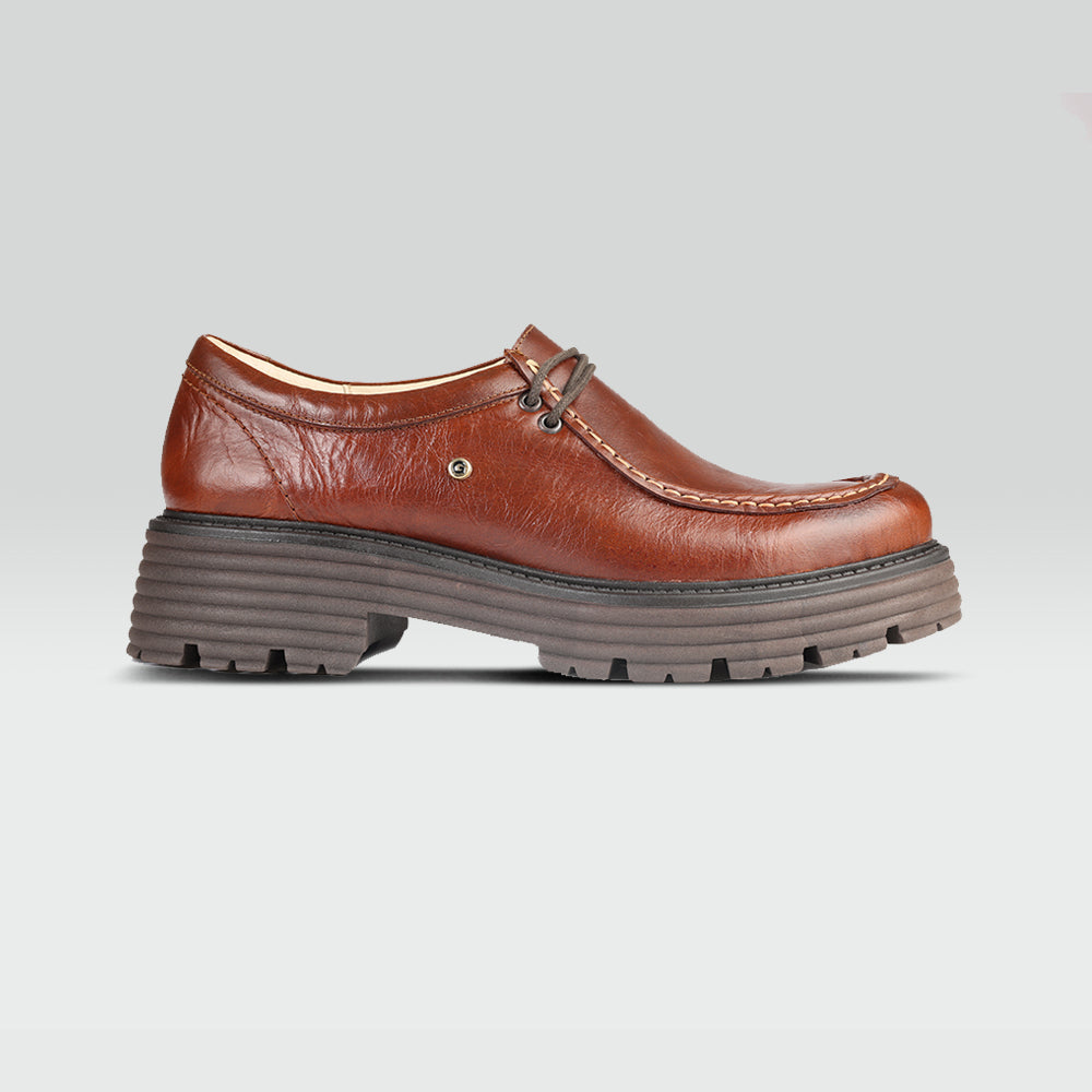 Eleonor - Zapato Chunky Casual para mujer piel de borrego
