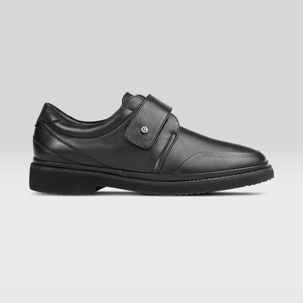 Eneas - Zapato Formal para Hombre en Piel de Ternera ajuste con Velcro