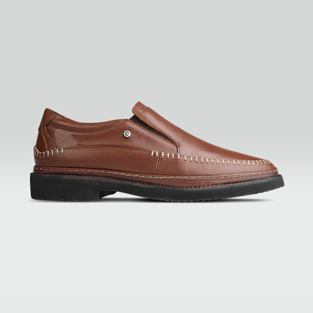 Aurelio - Zapato Slip On tejido para Hombre en Piel de Ternera