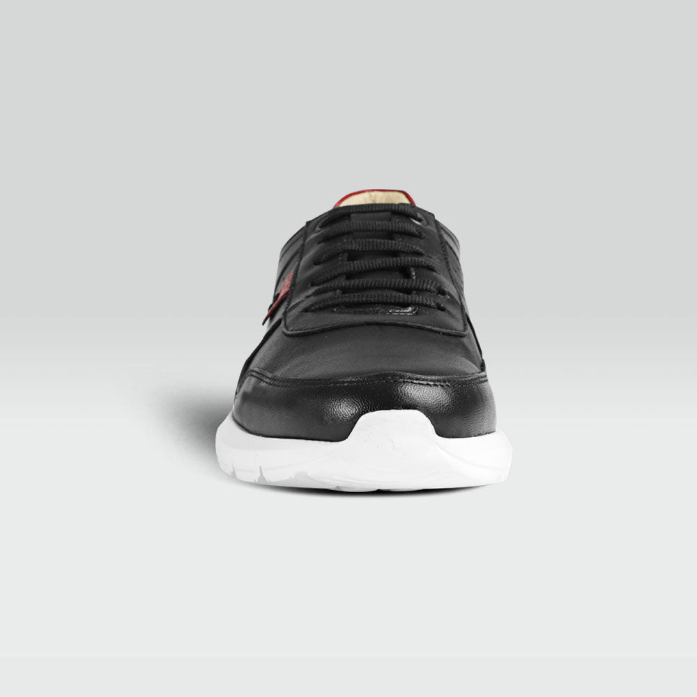 Brandon - Zapato Tipo Tenis Urbano Piel de Borrego Negro