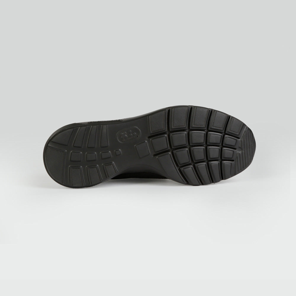  Zapato Urbano de Malla con Borrego Negro