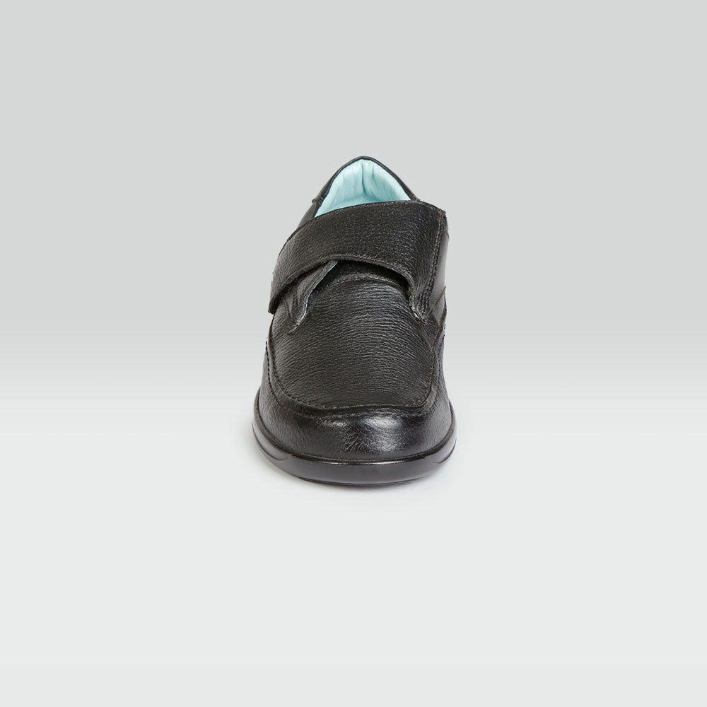  Enrique - Zapato Formal Negro Piel de Venado con Borrego Jarking 