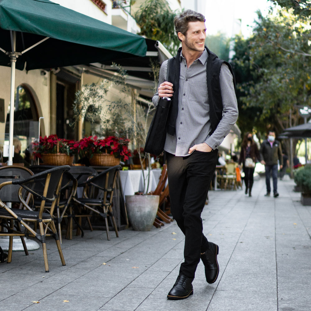 Botas Casuales Outfit Botines Negro Hombre Botines Pantalon De